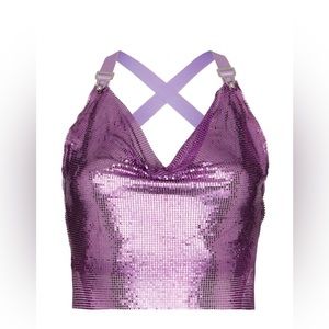 POSTER GIRL Bambi Halterneck Top - Purple - One Size